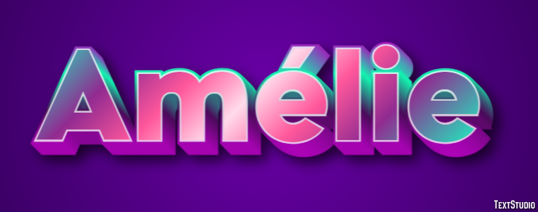 Amélie Text Effect