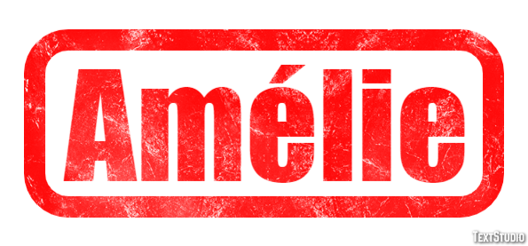 Amélie Text effect