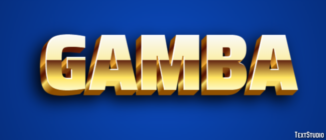 Gamba Efecto de Texto
