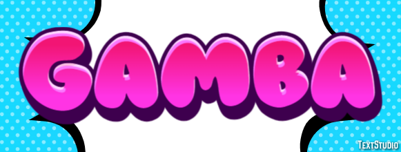 Gamba Efecto de texto