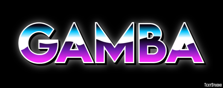 Gamba Efecto de texto