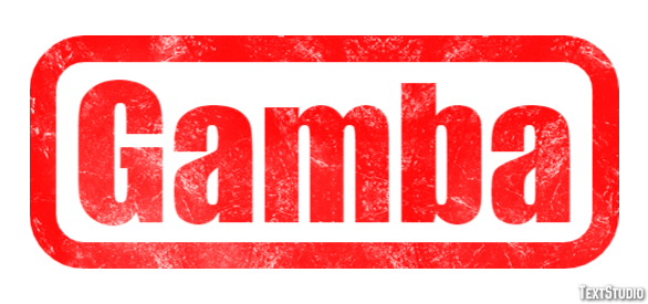 Gamba Efecto de texto