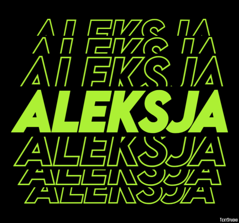 Aleksja Efekt tekstowy