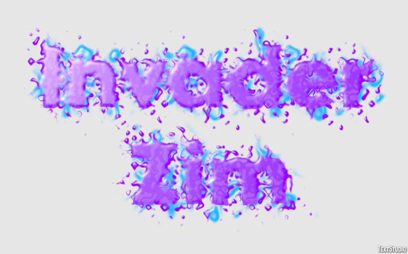 Invader Zim Text Effect