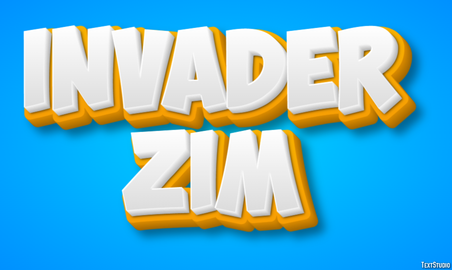 Invader Zim テキスト効果