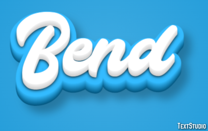 Bend テキスト効果