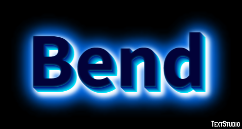 Bend テキスト効果