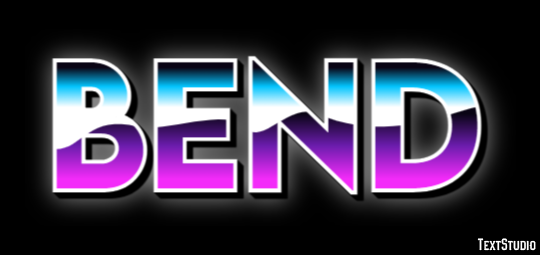 Bend Text Effect