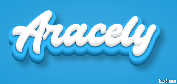 Aracely Text effect