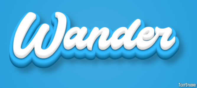 Wander Texteffekt