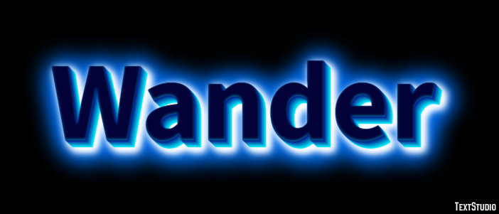 Wander Text Effect