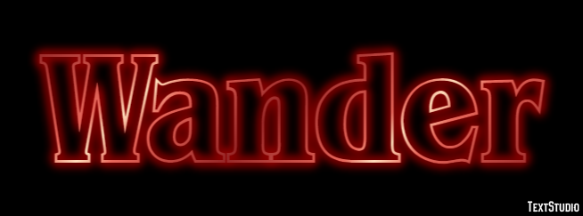 Wander Texteffekt