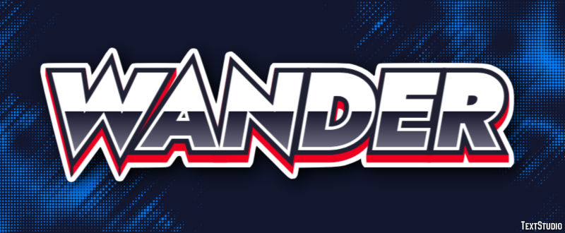 Wander Texteffekt