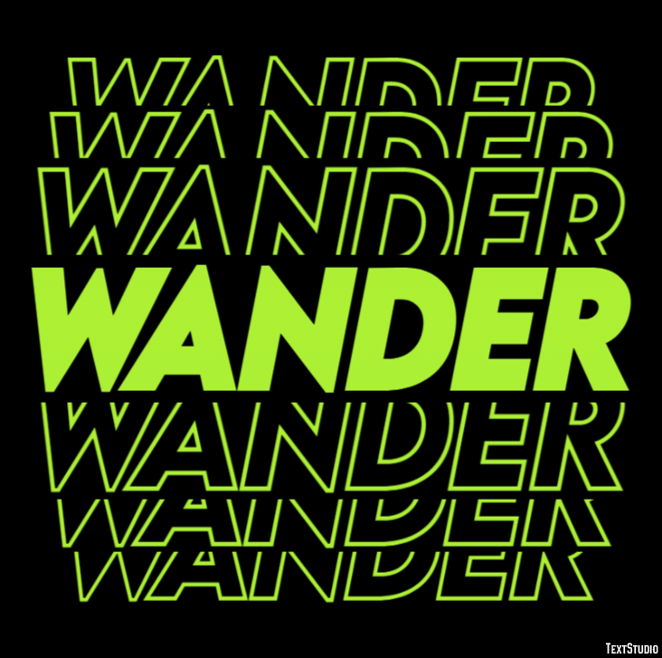 Wander Texteffekt