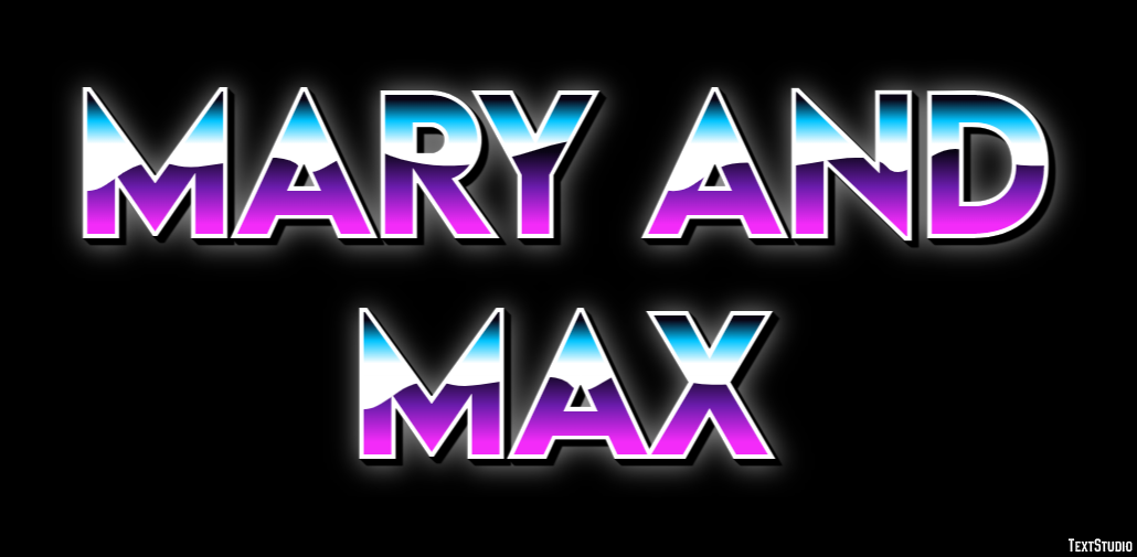 Mary and Max Texteffekt