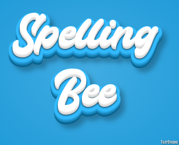 Spelling Bee Efeito de texto