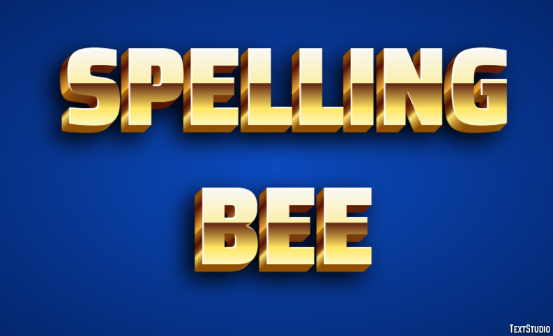 Spelling Bee Tekst Effect