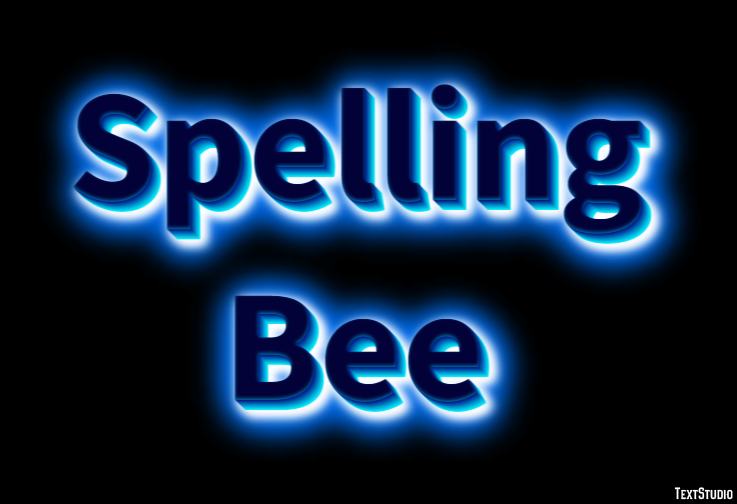 Spelling Bee Efeito de texto