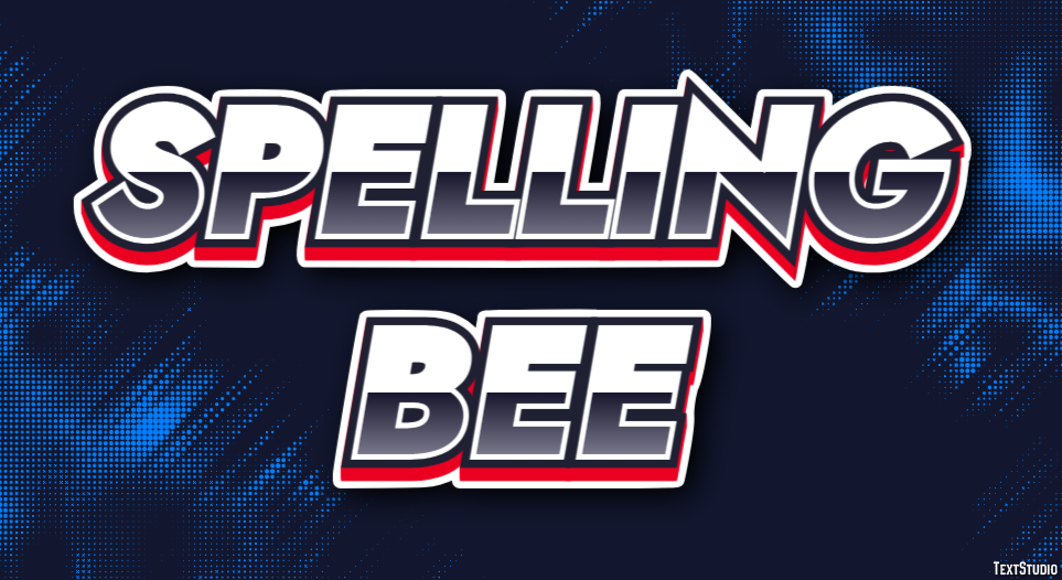 Spelling Bee Efeito de texto
