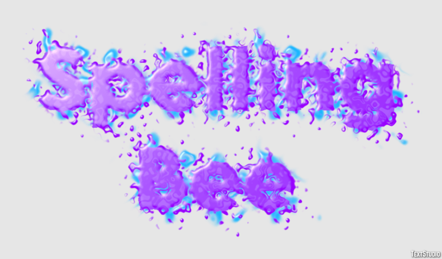 Spelling Bee Efeito de texto
