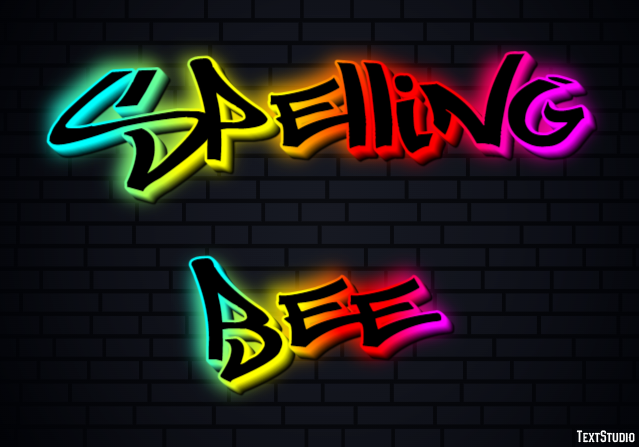 Spelling Bee Efeito de texto