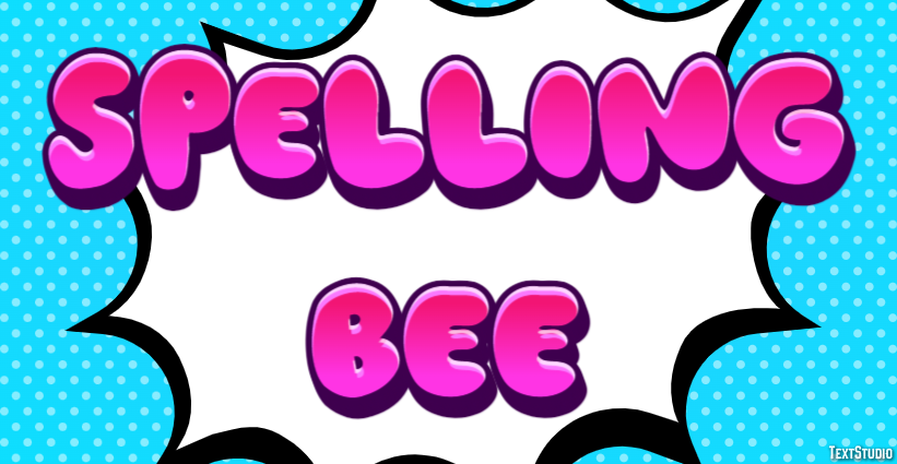 Spelling Bee Efeito de texto