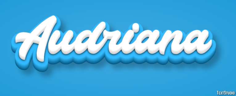 Audriana Text Effect