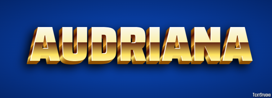 Audriana Text Effect