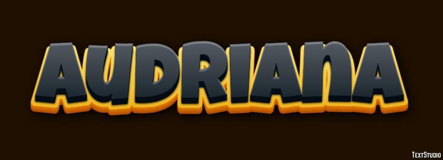 Audriana Text effect