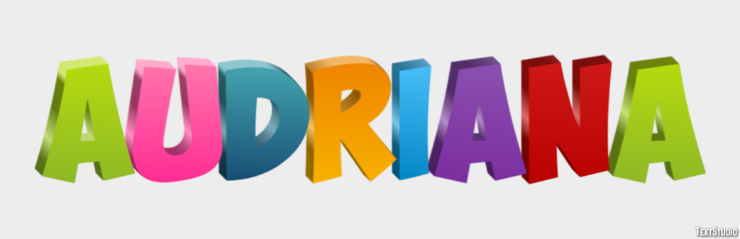 Audriana Text Effect
