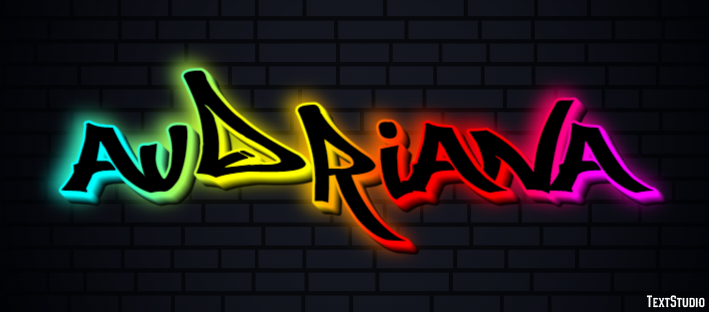 Audriana Text Effect