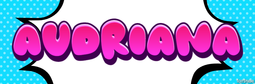 Audriana Text effect