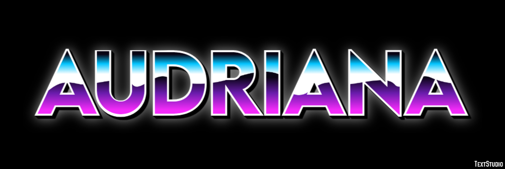 Audriana Text effect