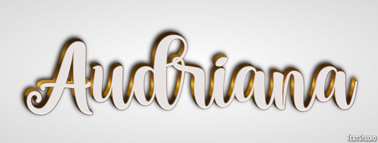 Audriana Text Effect