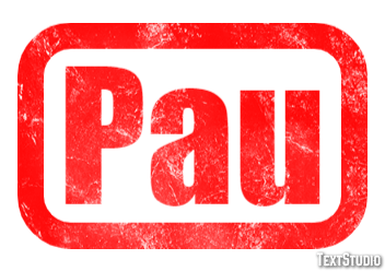 Pau Efekt tekstowy