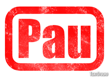 Pau Efekt tekstowy