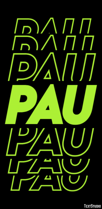 Pau Efekt tekstowy