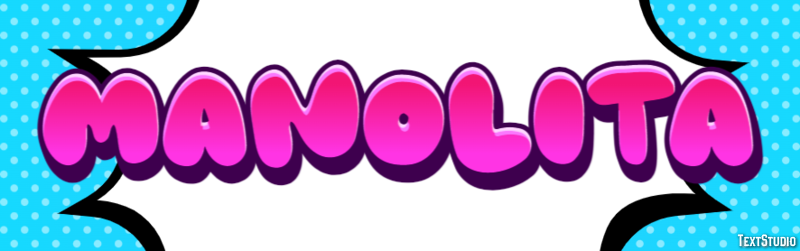 Manolita Efecto de Texto
