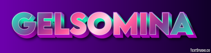 Gelsomina Эффект текста
