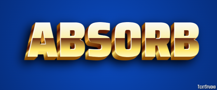 Absorb Text Effect