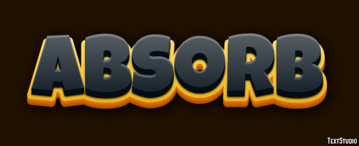 Absorb Text Effect