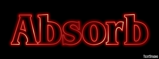 Absorb Text Effect