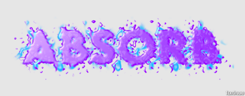 Absorb Text Effect