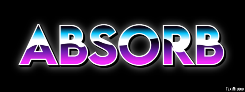 Absorb Text Effect