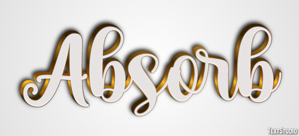 Absorb Text Effect