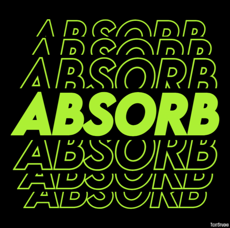 Absorb Text Effect