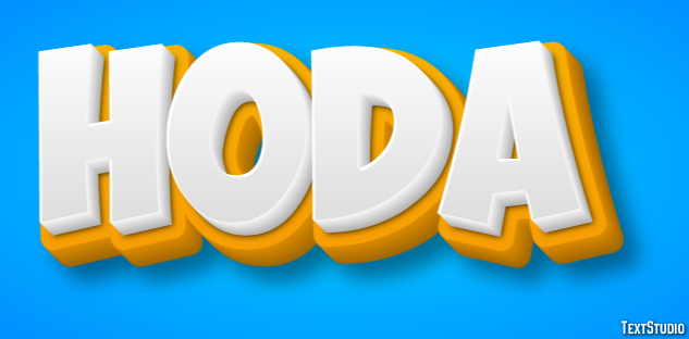 Hoda Text Effect