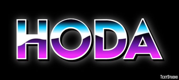 Hoda Text Effect