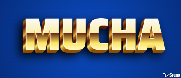 Mucha Text effect