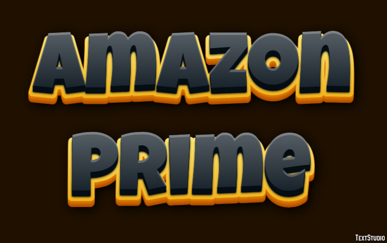 Amazon Prime Texteffekt